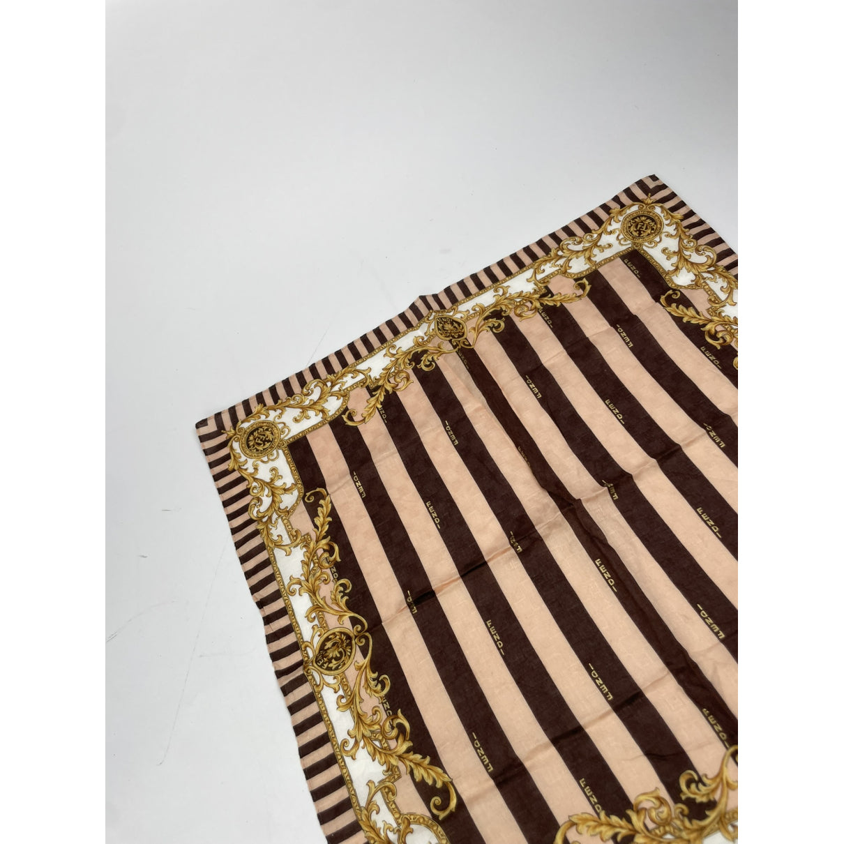 Fendi Brown Silk Scarf image 3