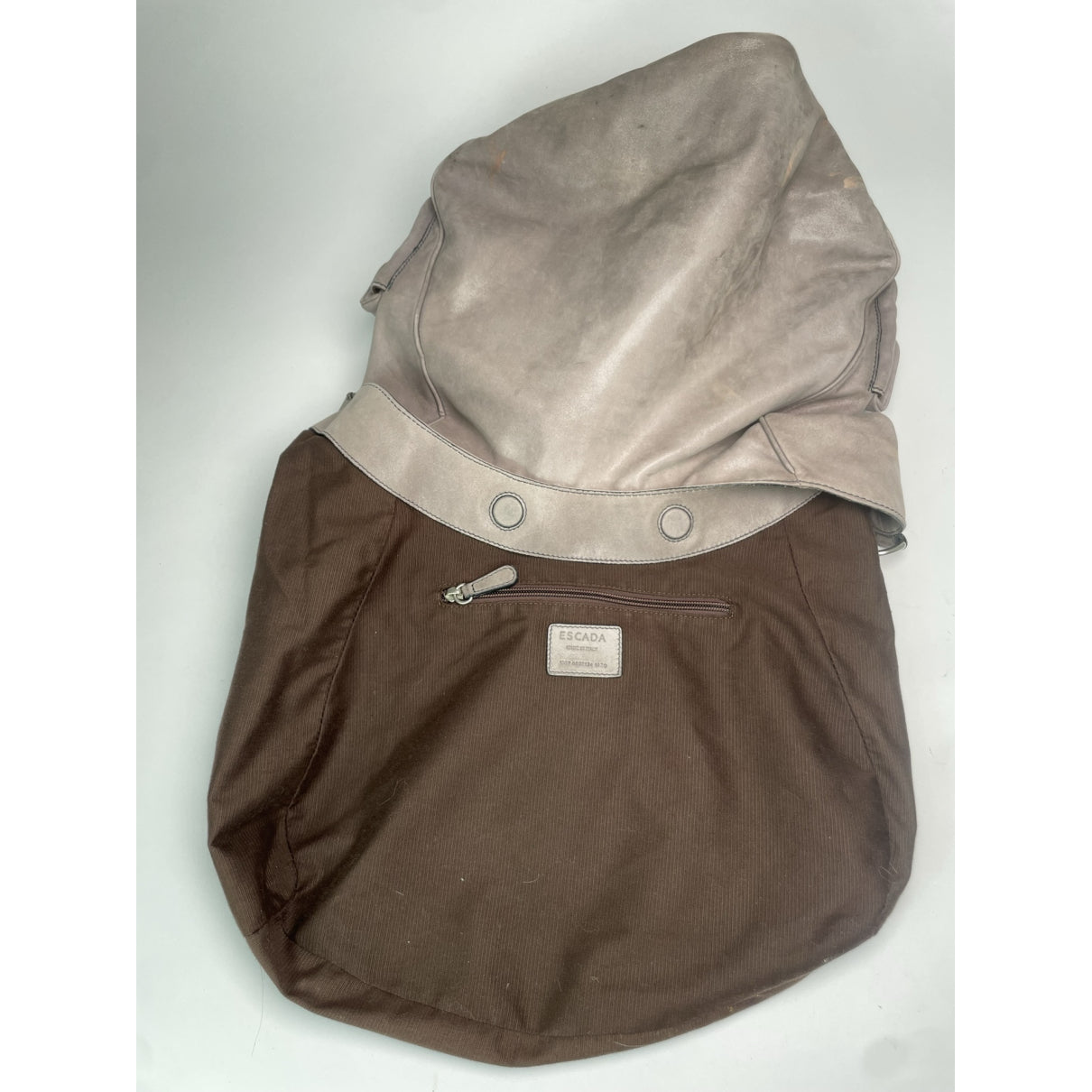 Escada Grey Leather Handbag image 2