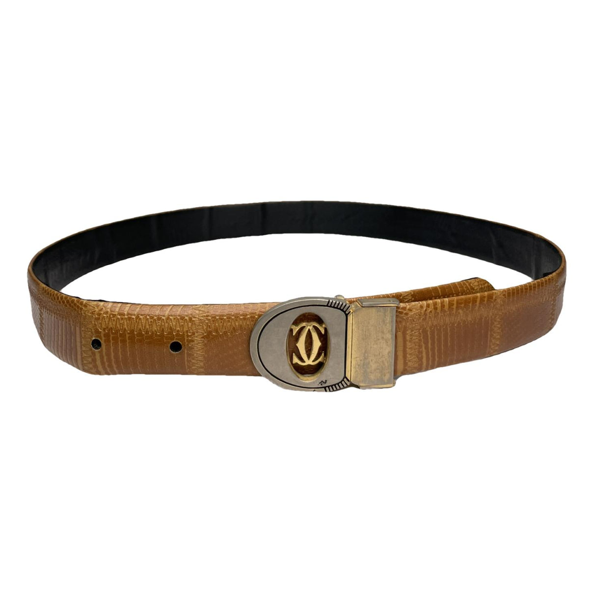 Cartier Brown Leather Belt image 1