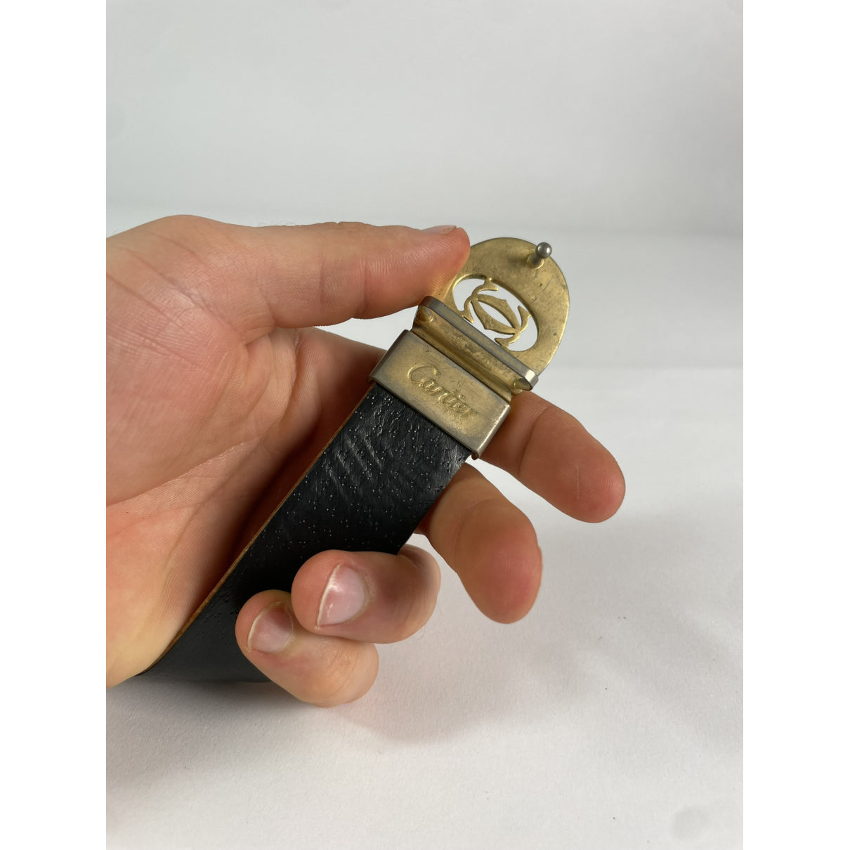 Cartier Brown Leather Belt image 2