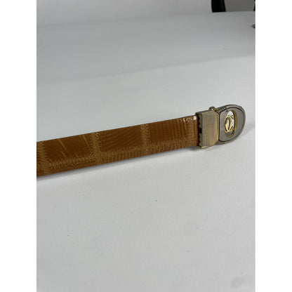 Cartier Brown Leather Belt image 4
