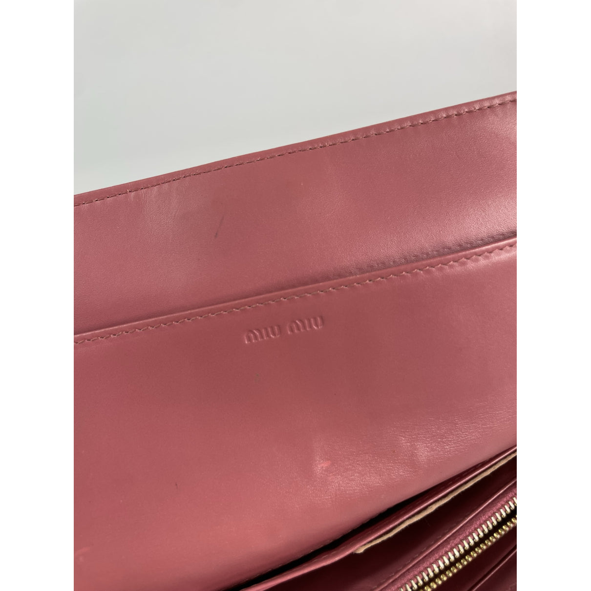 Miu Miu Pink Leather Wallet image 3