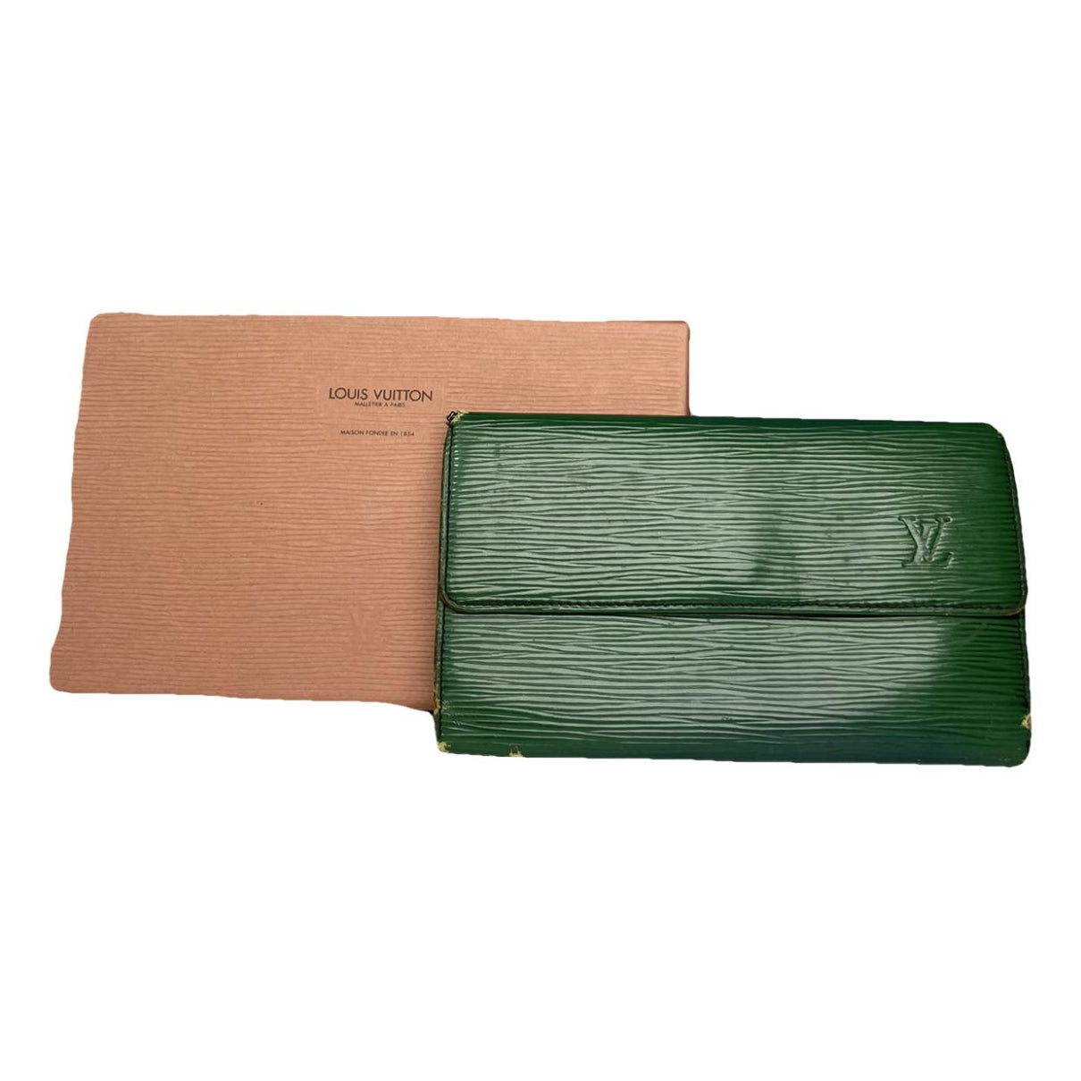 Louis Vuitton Louise Green Leather Wallet image 1