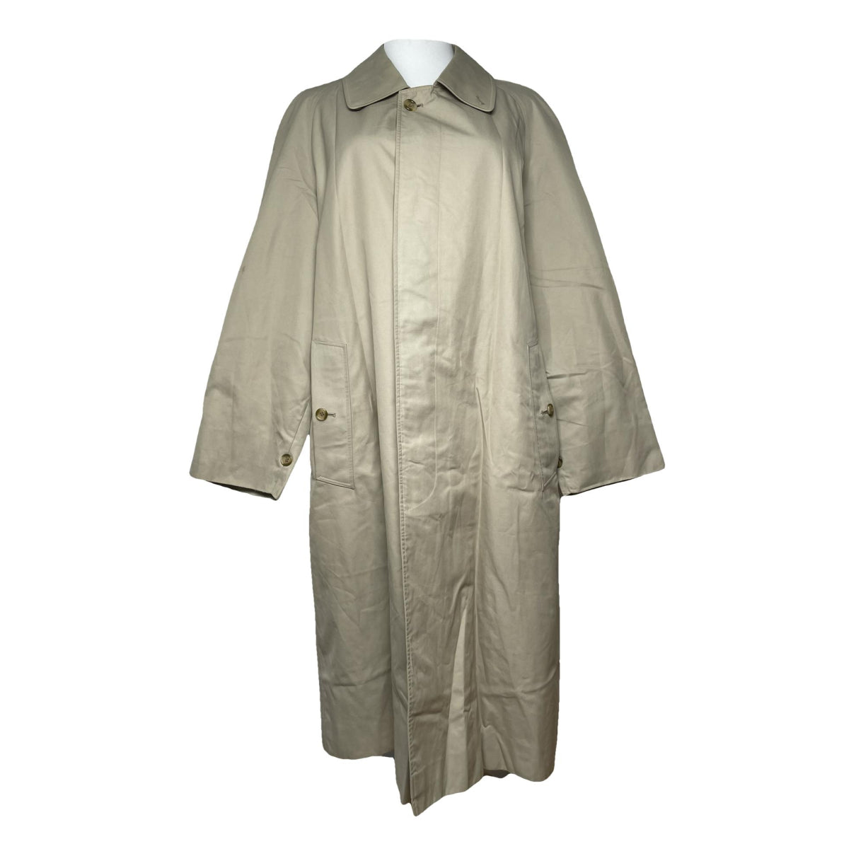 Burberry Beige Cotton Coat image 1