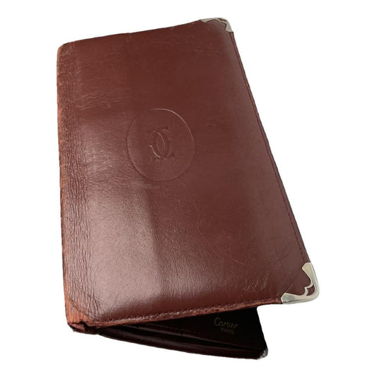 Cartier Burgundy Patent Leather Purse image 1