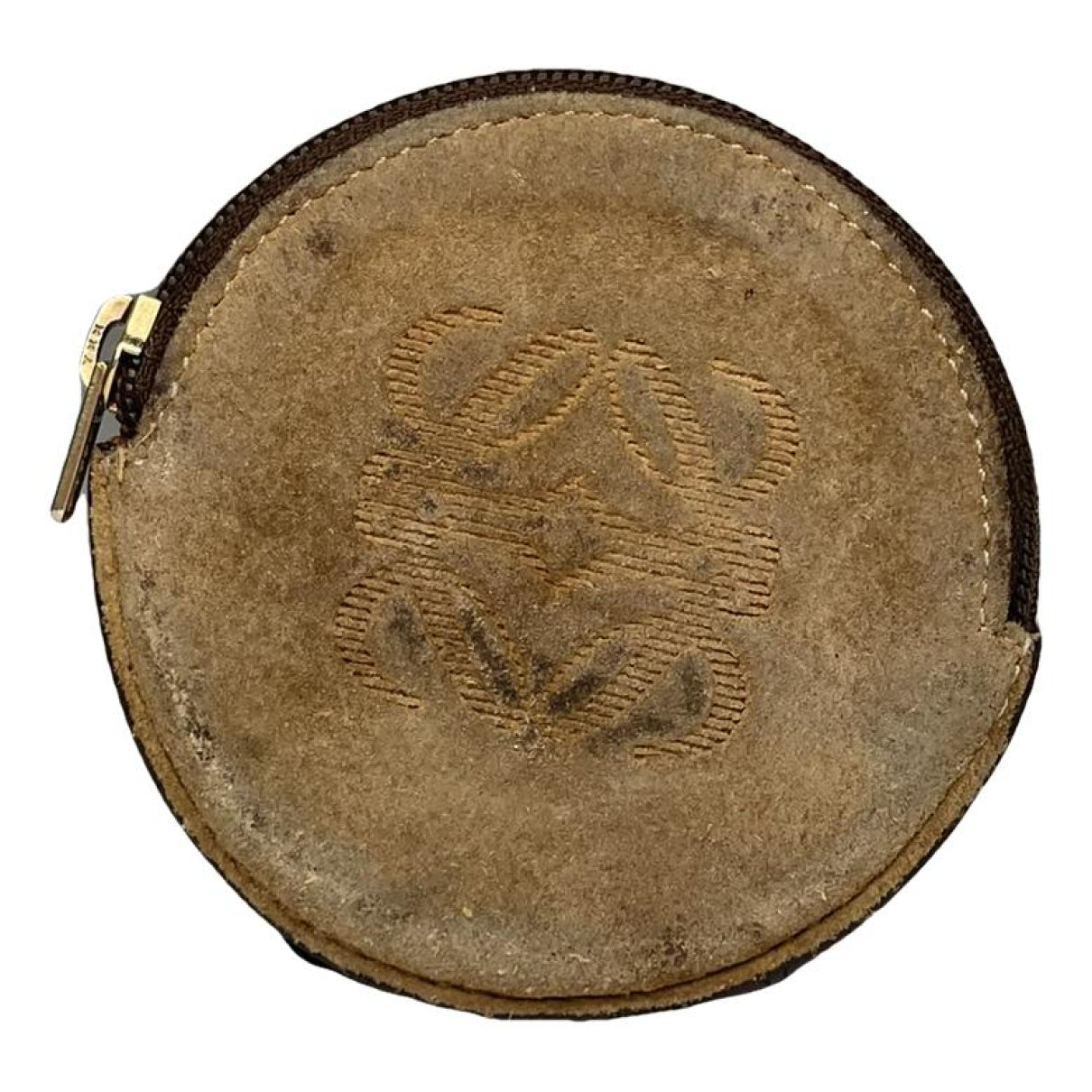 Loewe Khaki Leather Purse image 1