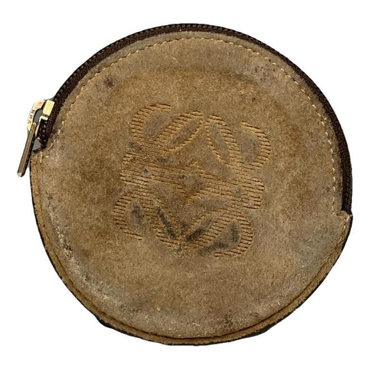 Loewe Khaki Leather Purse image 1