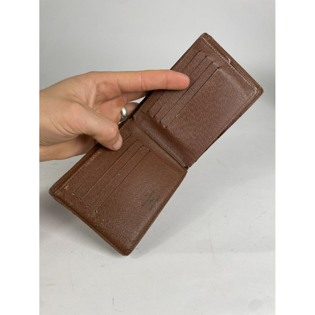 Louis Vuitton Dauphine Brown Leather Purse image 5