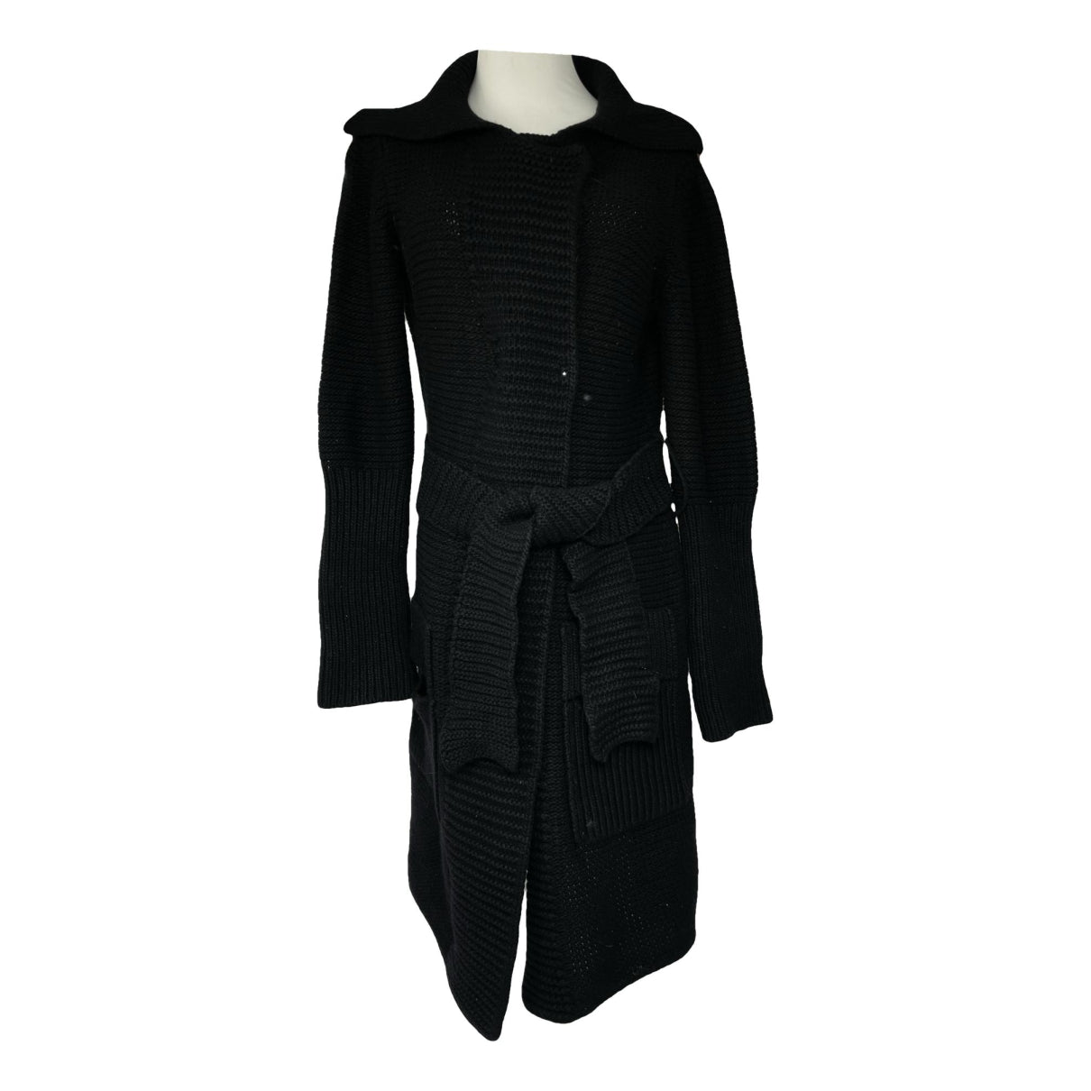 See by Chloé Black Wool Trench Coat image 1