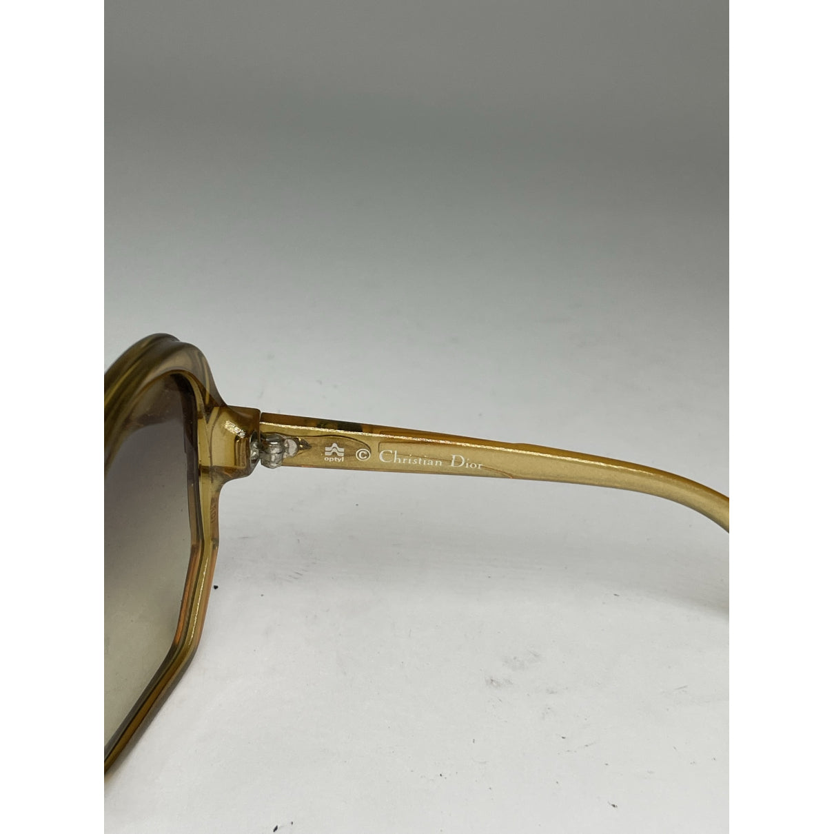Dior Yellow Plastic Sunglasses image 3