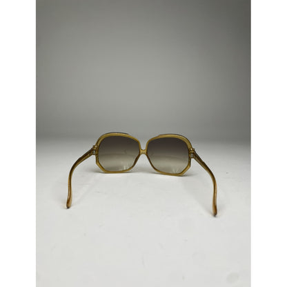 Dior Yellow Plastic Sunglasses image 4
