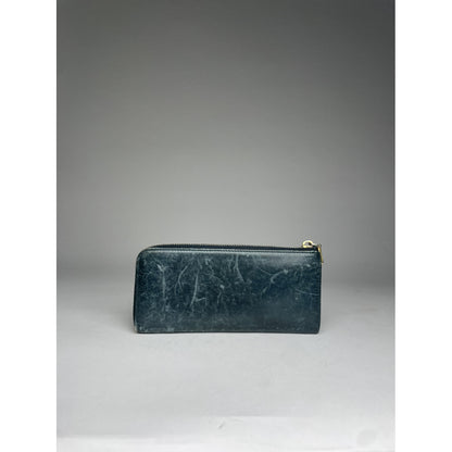 Miu Miu Metallic Leather Wallet image 2