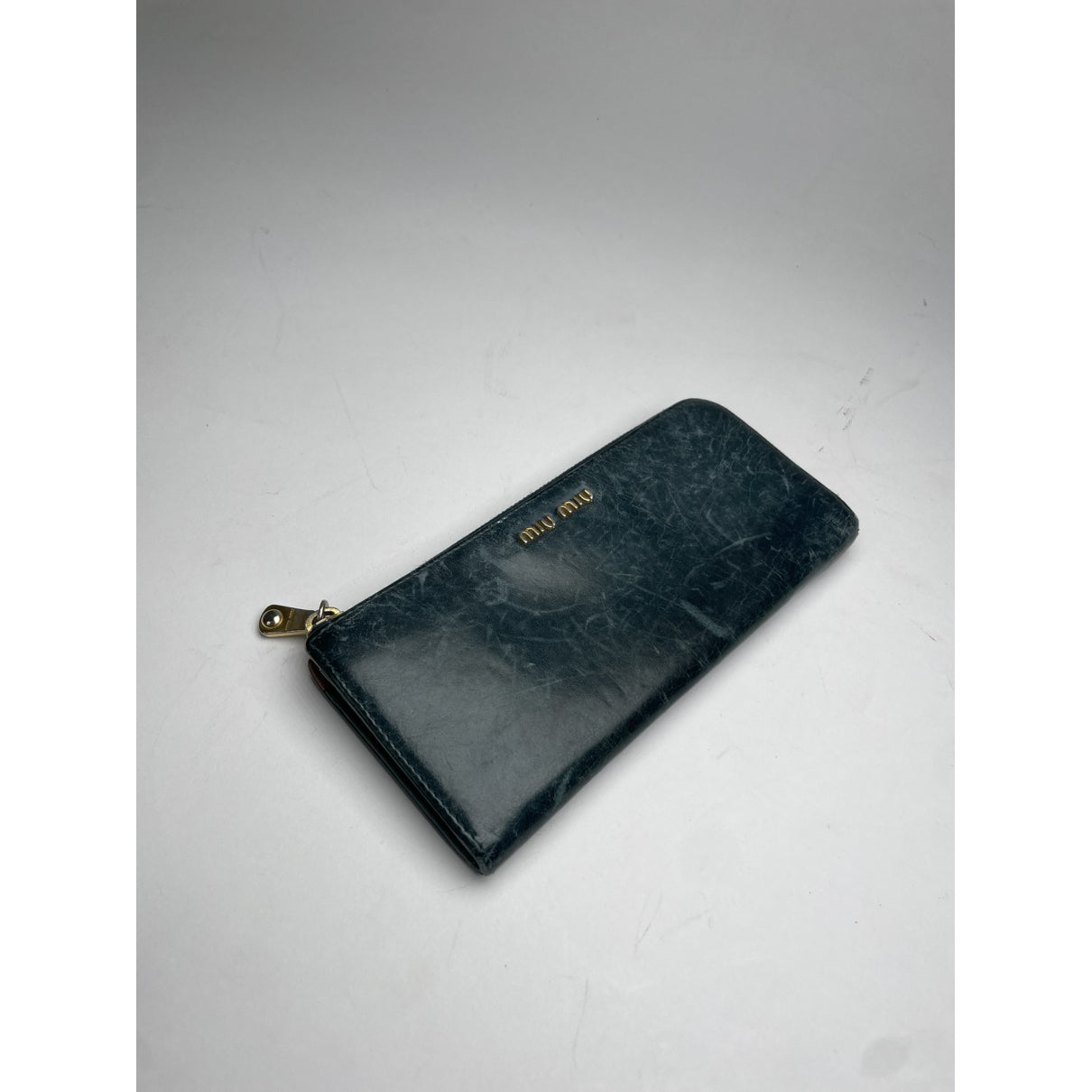 Miu Miu Metallic Leather Wallet image 5