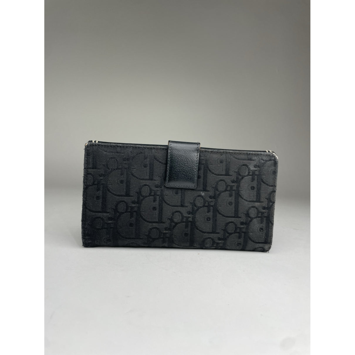 Dior Saddle Black Cotton Wallet image 2