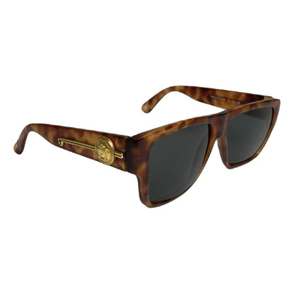 Gianni Versace Brown Plastic Sunglasses image 1