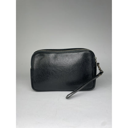 Valentino Garavani VLogo Black Leather Clutch Bag image 4
