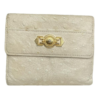 Gianni Versace White Leather Wallet image 1
