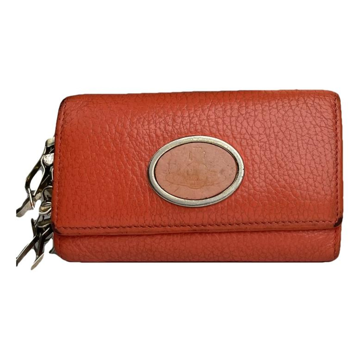 Vivienne Westwood Orange Leather Purse image 1