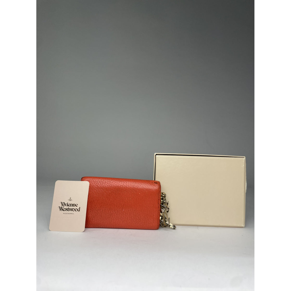 Vivienne Westwood Orange Leather Purse image 3