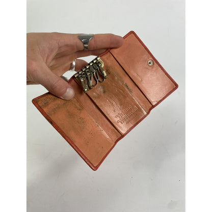 Vivienne Westwood Orange Leather Purse image 4