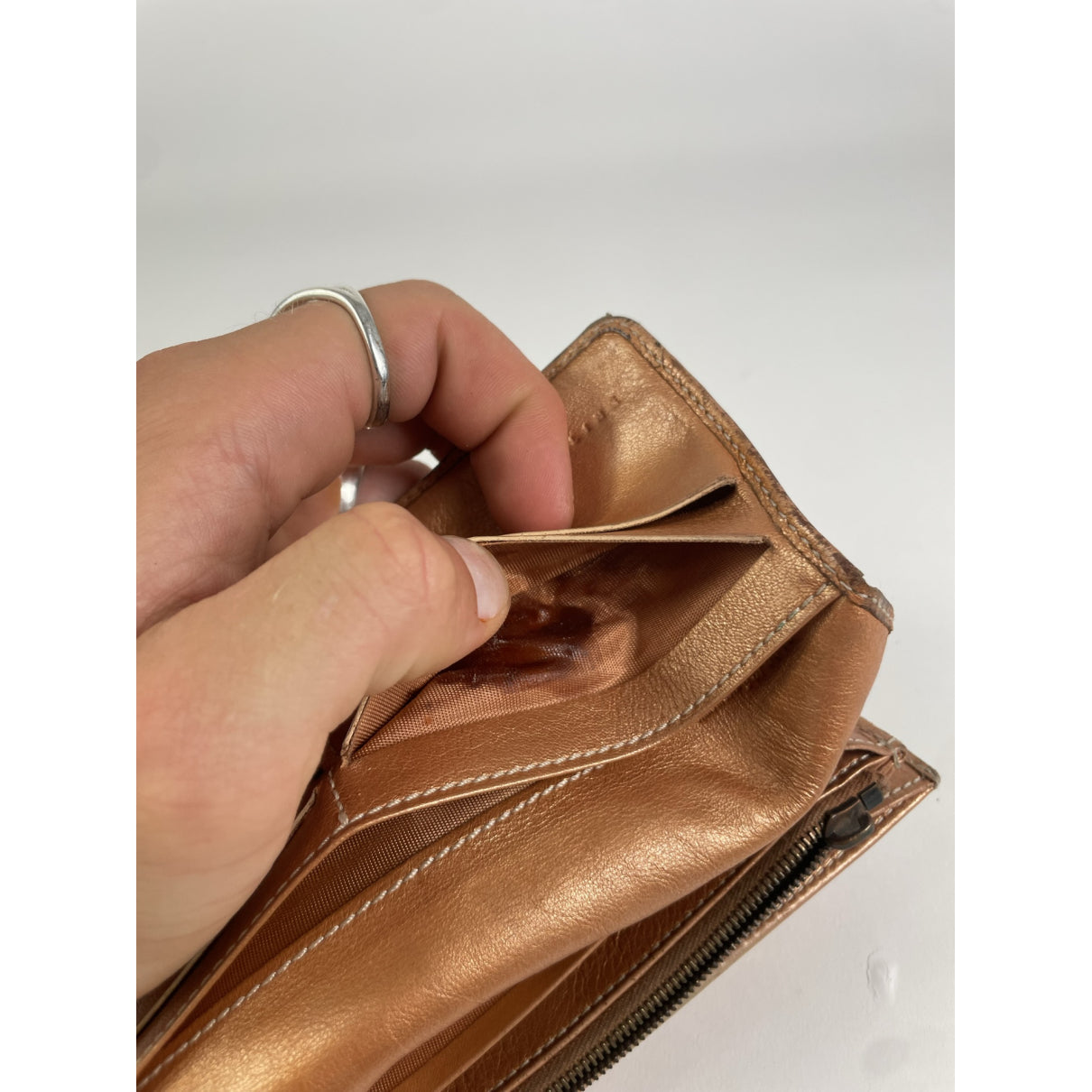 Celine Triomphe Blue Denim - Jeans Wallet image 5