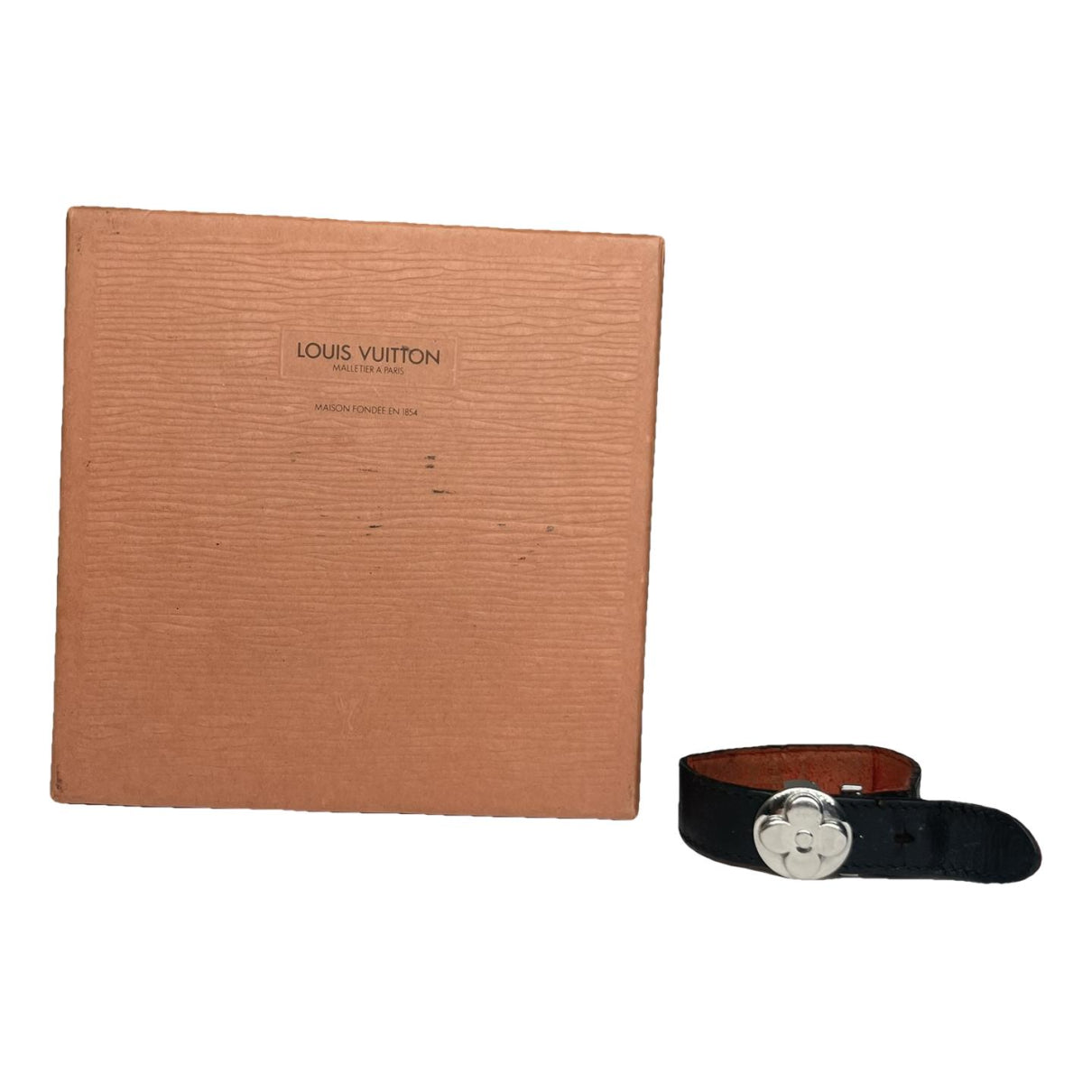 Louis Vuitton Black Leather Bracelet image 1