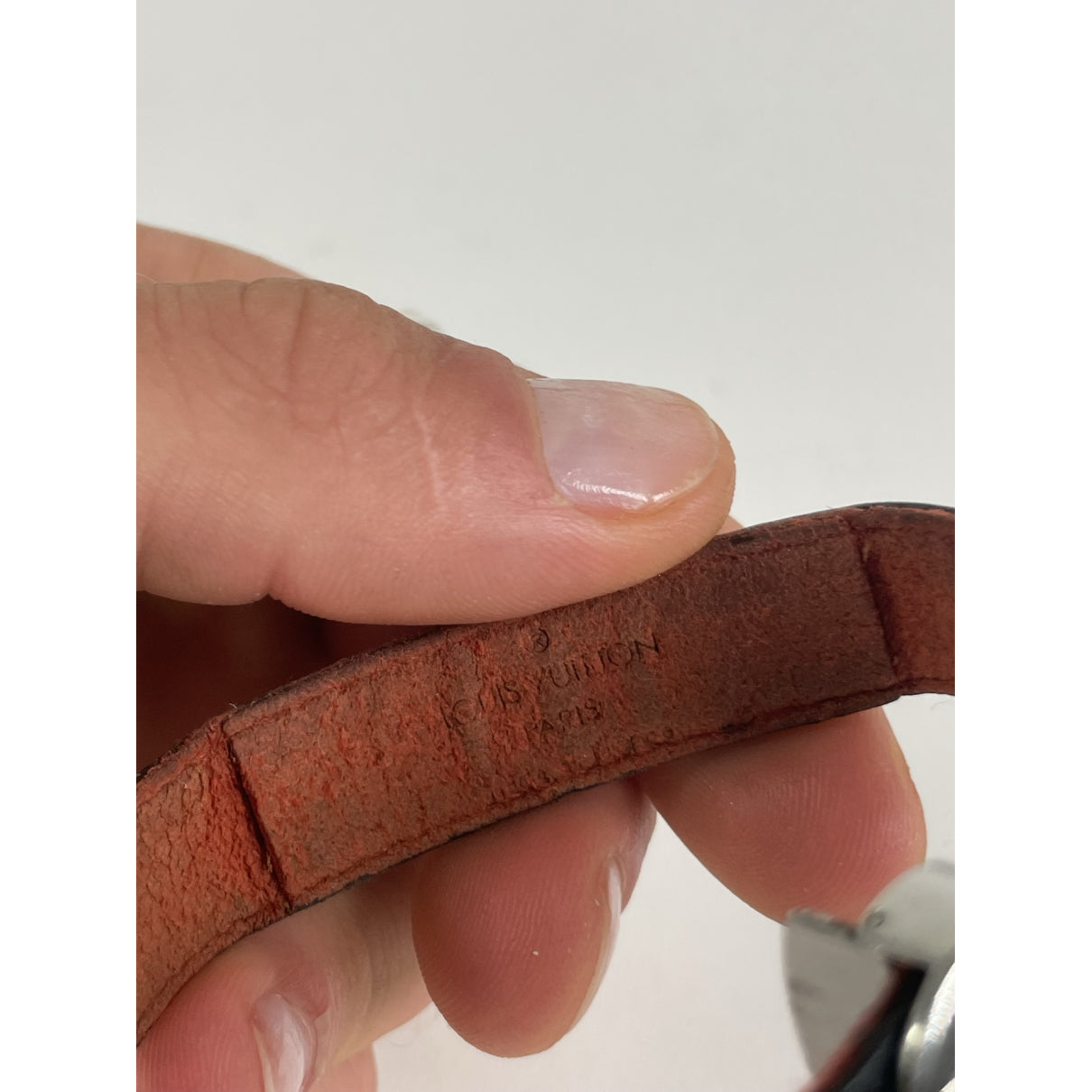 Louis Vuitton Black Leather Bracelet image 4