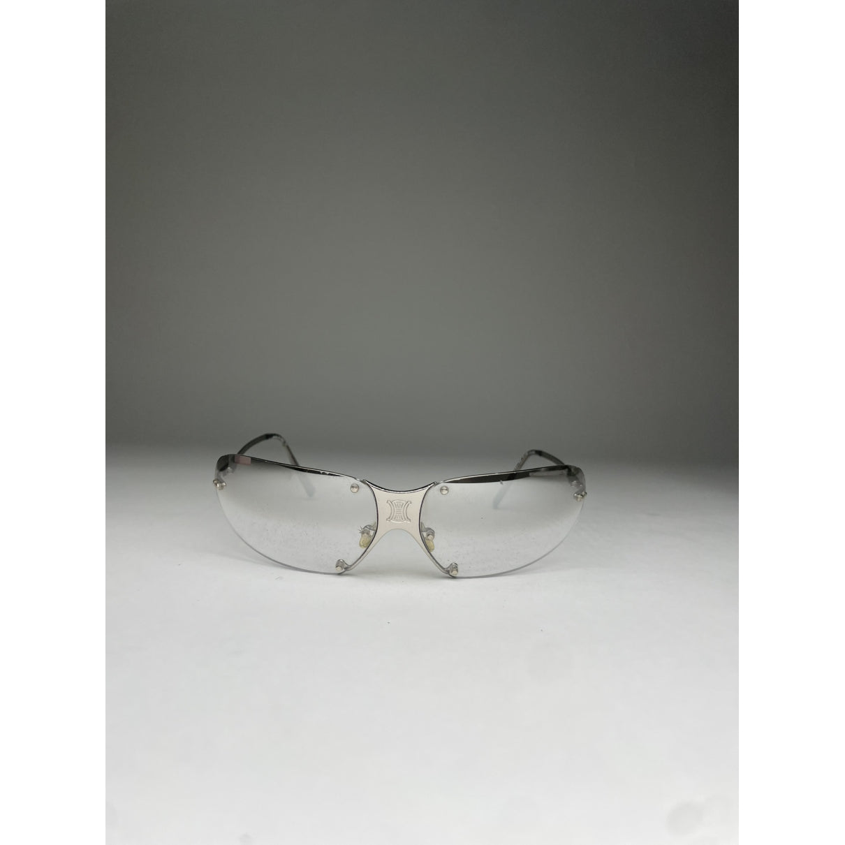 Celine Silver Metal Sunglasses image 2