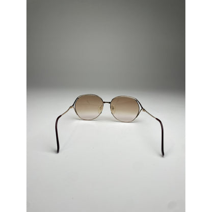 Saint Laurent Beige Plastic Sunglasses image 4