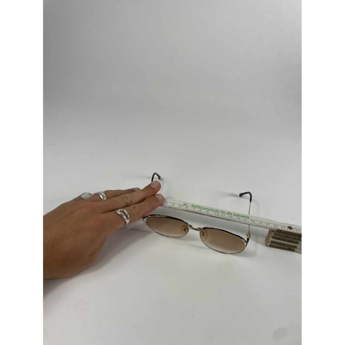 Saint Laurent Beige Plastic Sunglasses image 5