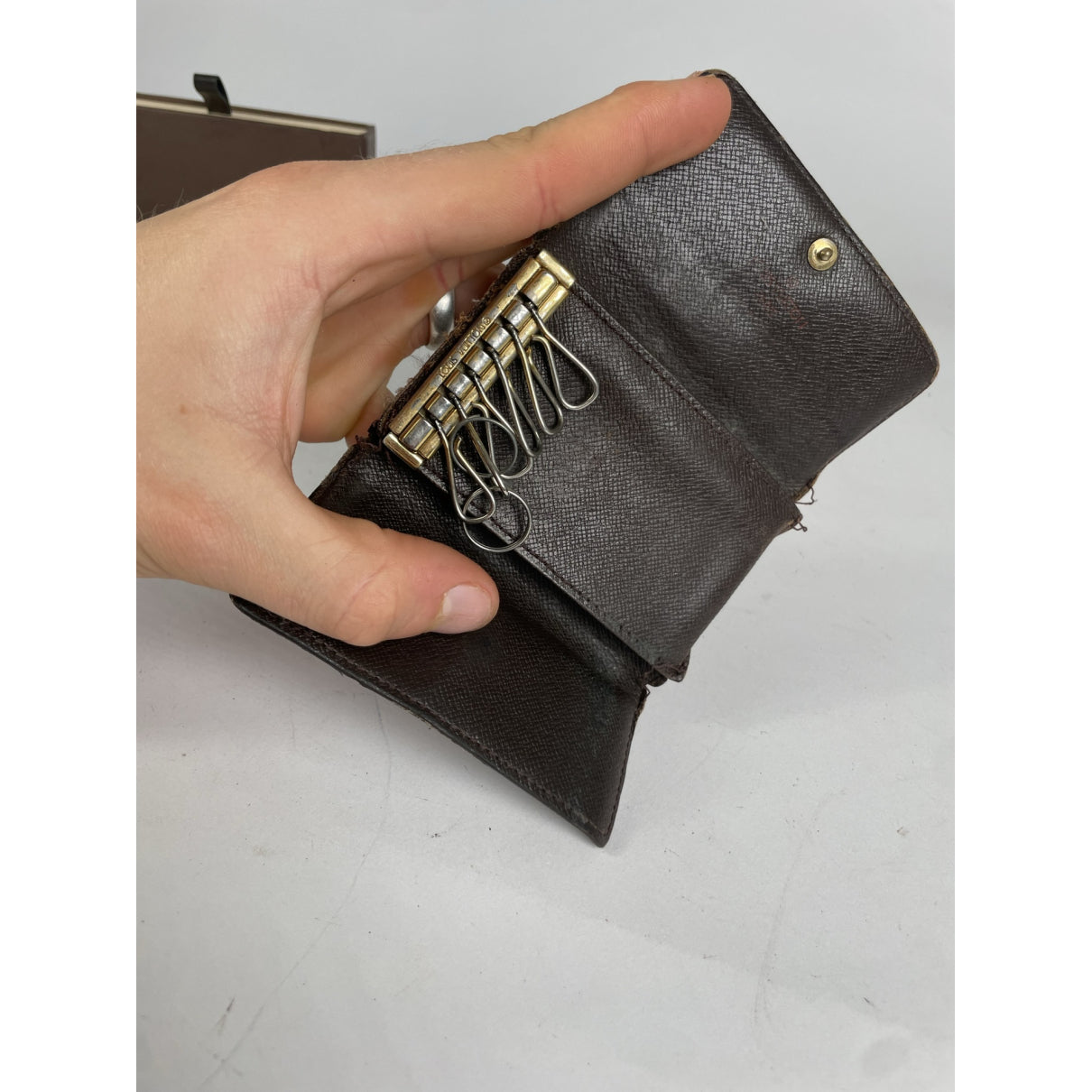 Louis Vuitton Lockme Brown Leather Purse image 5