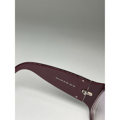 Celine Purple Plastic Sunglasses image 2