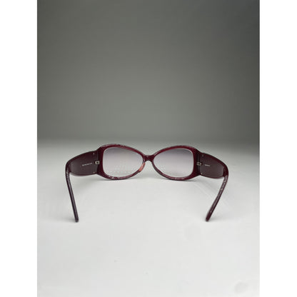 Celine Purple Plastic Sunglasses image 4