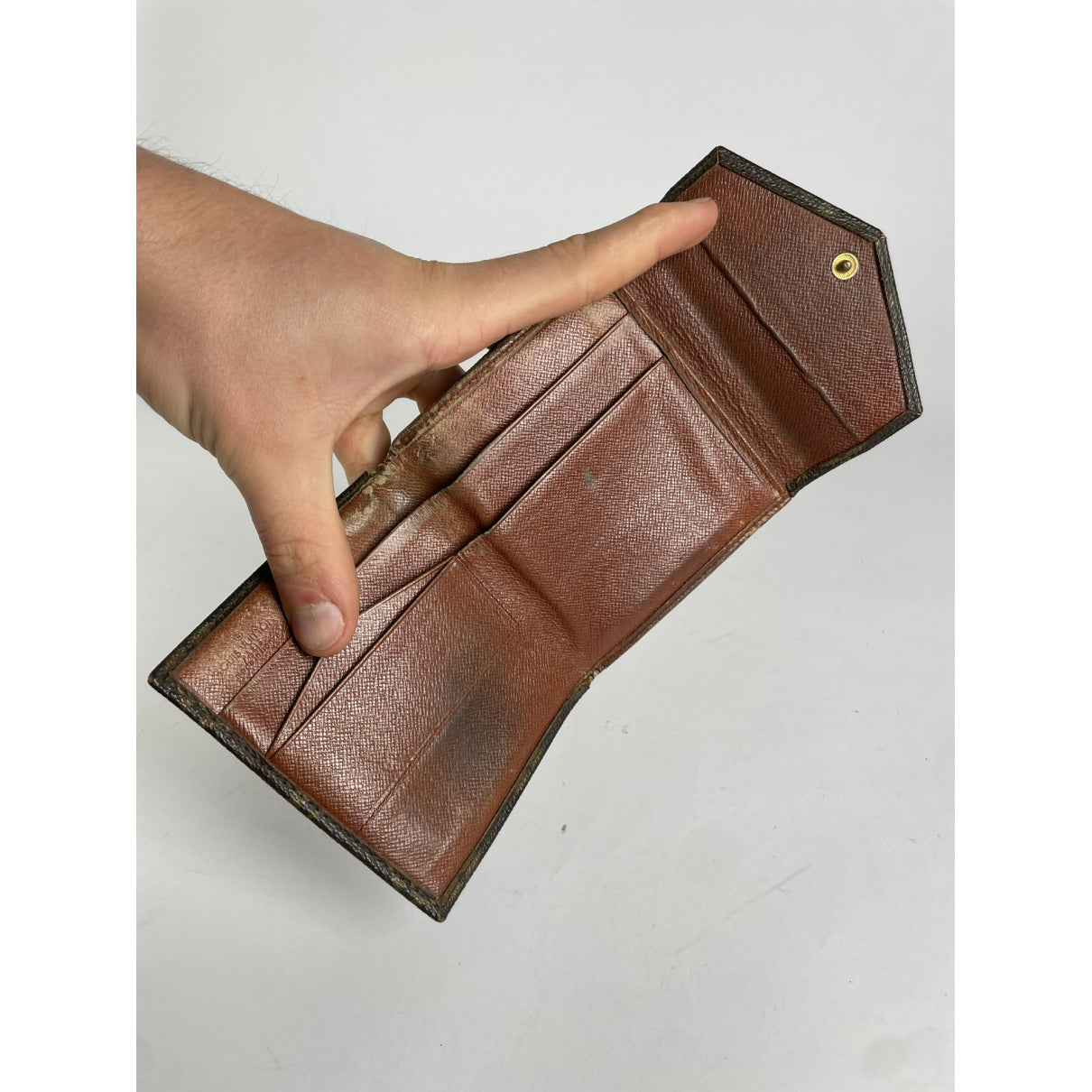 Louis Vuitton Alexandra Brown Leather Wallet image 4