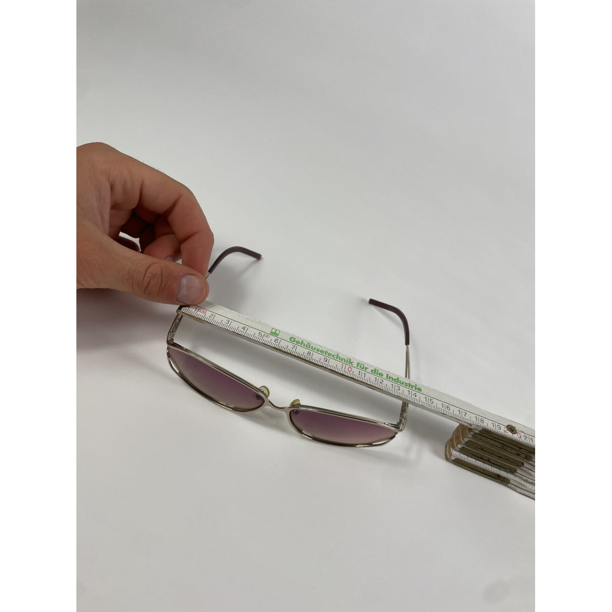 Celine Pink Metal Sunglasses image 4