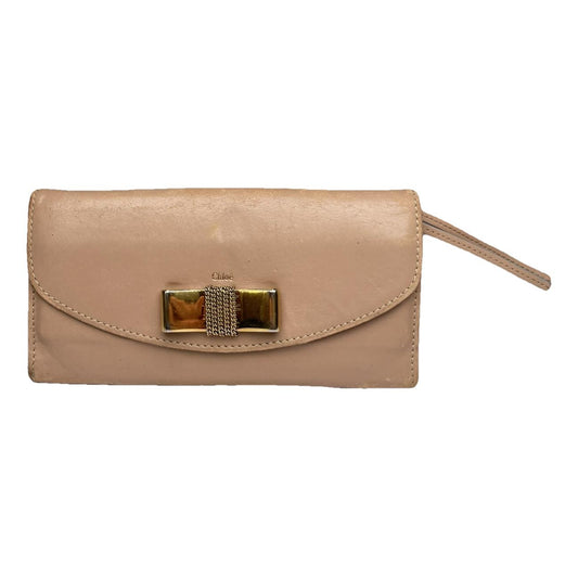Chloé Marcie Pink Leather Wallet image 1