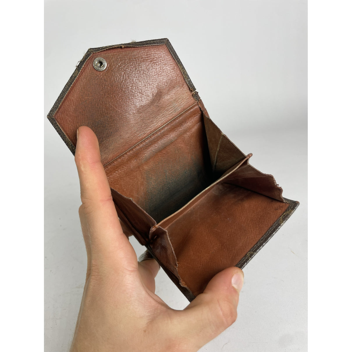 Louis Vuitton Flore Brown Leather Purse image 3