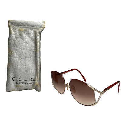 Dior Red Plastic Sunglasses image 1