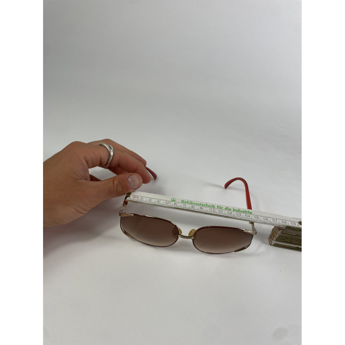 Dior Red Plastic Sunglasses image 5