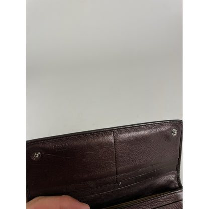 Prada Brown Leather Wallet image 5