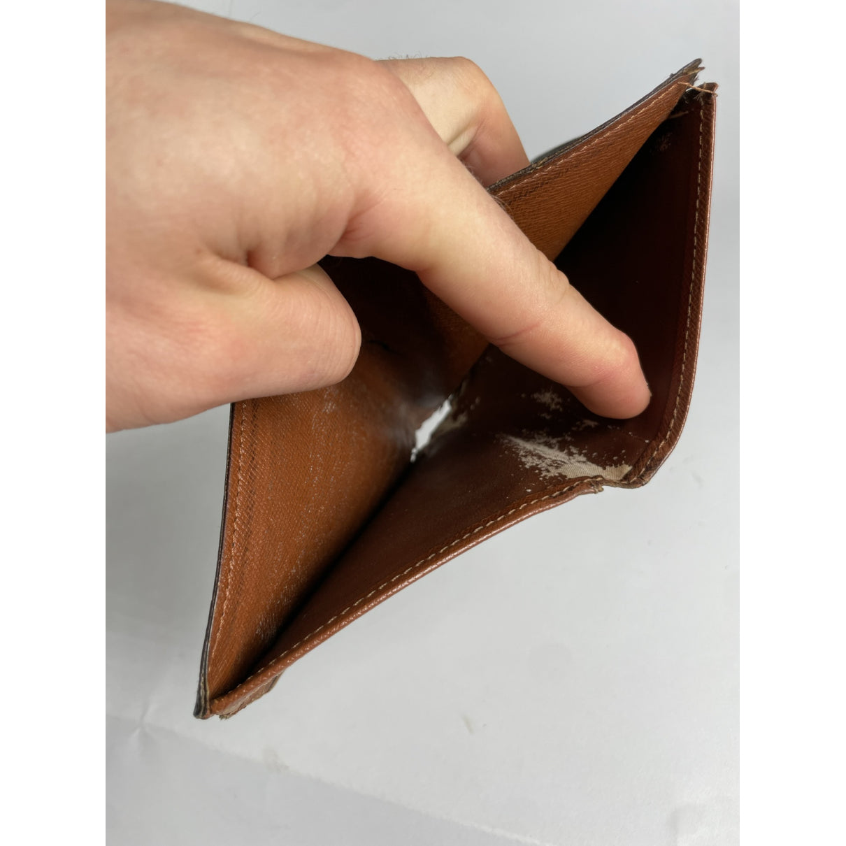 Louis Vuitton Flore Brown Leather Purse image 4