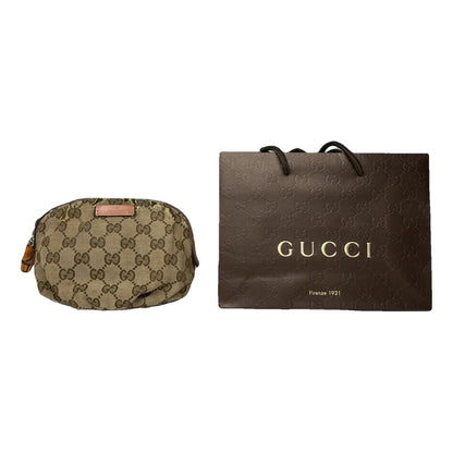 Gucci Dionysus Beige Cotton Clutch Bag image 1