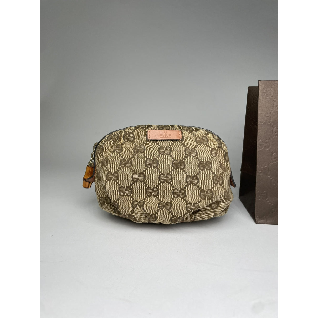 Gucci Dionysus Beige Cotton Clutch Bag image 2