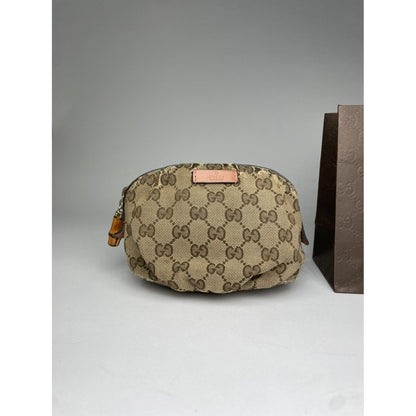 Gucci Dionysus Beige Cotton Clutch Bag image 2
