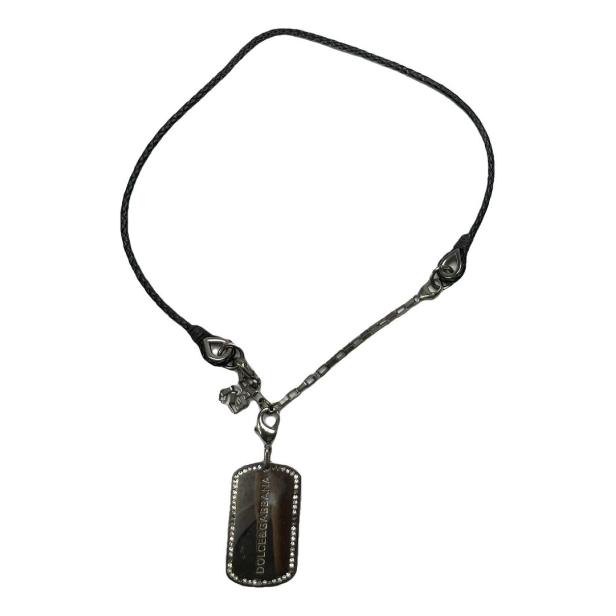 Dolce & Gabbana Silver Steel Necklace image 1