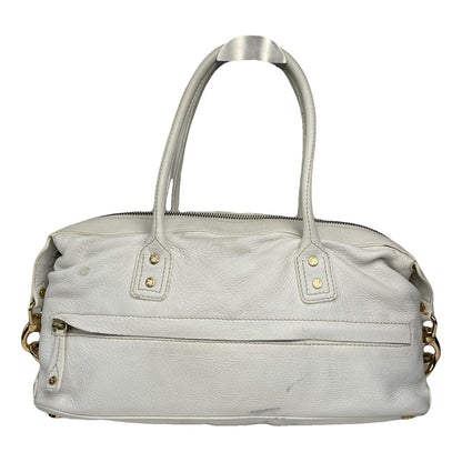 Celine White Leather Handbag image 1