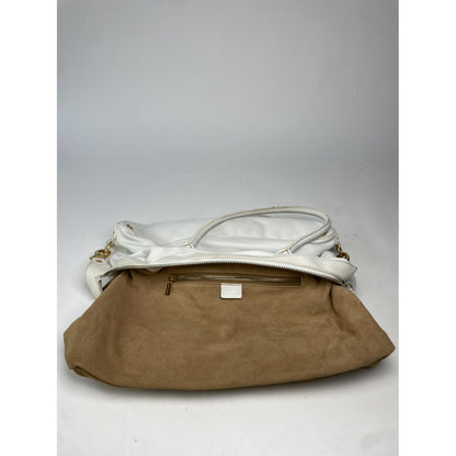 Celine White Leather Handbag image 3