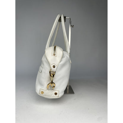 Celine White Leather Handbag image 5