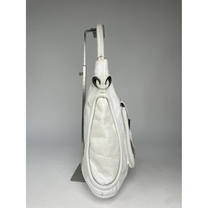 Gianni Versace White Leather Handbag image 2