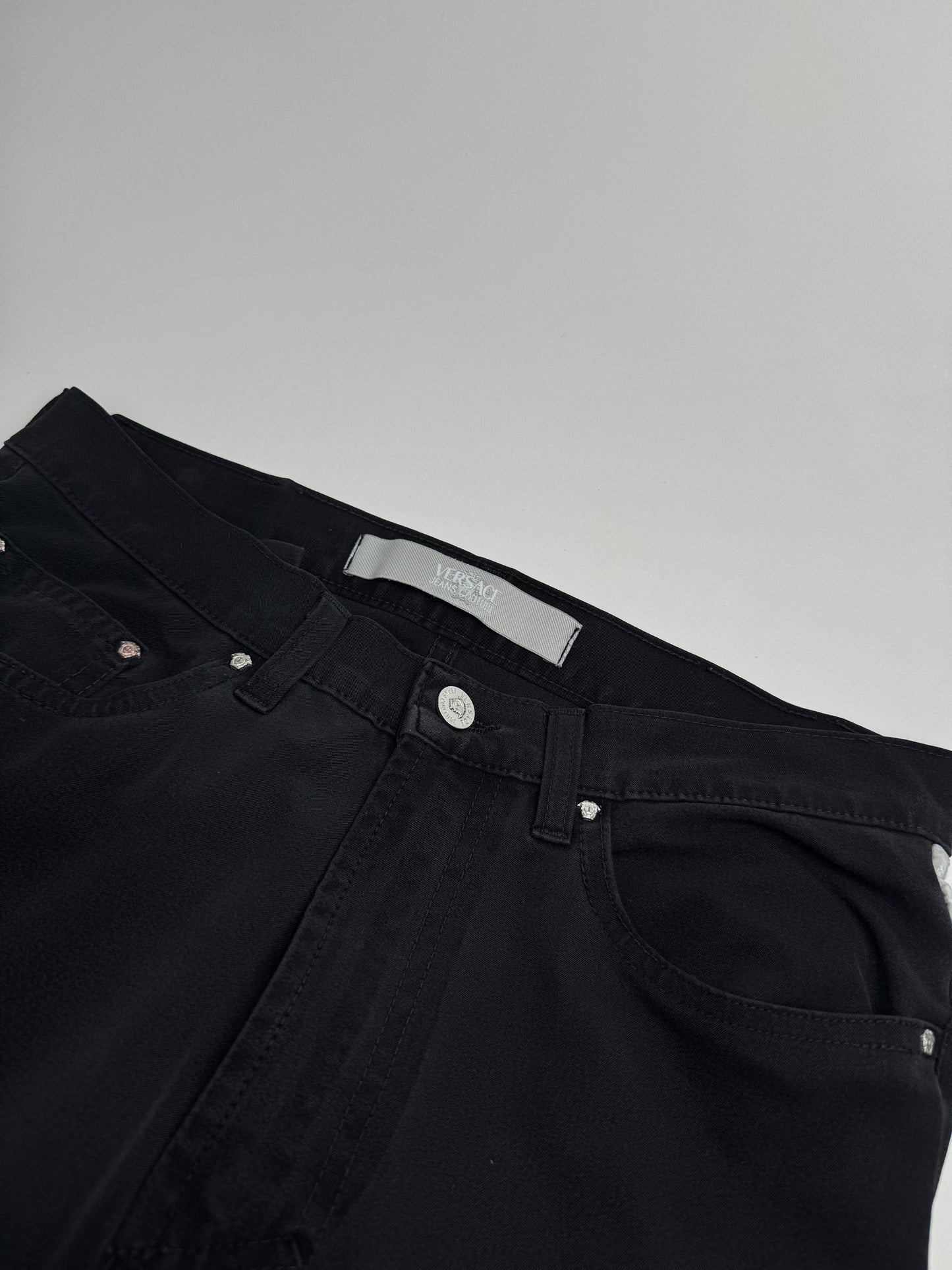 Vintage Versace Nylon Pants Black 48/M